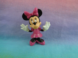 Disney Minnie Mouse Figure Pink Dress - as is scraped - £1.54 GBP