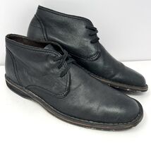 John Varvatos Star USA Men’s Hipster Chukka Boot Sz 13 M Black Leather GUC  - $49.45