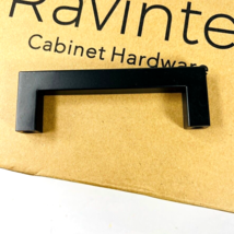 Ravinte 26 Pack 4 in Square Kitchen Cabinet Pulls Handles Matte Black Kitchen - £39.30 GBP