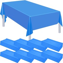 28 Pack Disposable Plastic Tablecloth Rectangle Table Cover 54 X 108 Inches, Dis - £47.83 GBP