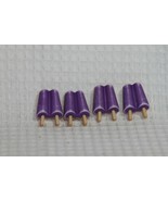 Novelty Buttons (new) 3/4&quot; (4) POPSICLE - PURPLE - £3.30 GBP