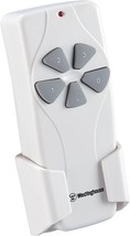 White Ceiling Fan And Light Remote Control From Westinghouse Lighting 77... - $62.98