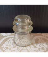 Armstrong&#39;s No. 2 Clear Glass Electrical Insulator 12 - 54 U.S.A. - Vintage - $10.86 CAD