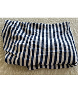 Babies R Us Boys Navy Blue White Striped Fitted Crib Sheet Toddler Bed - $228.53 MXN