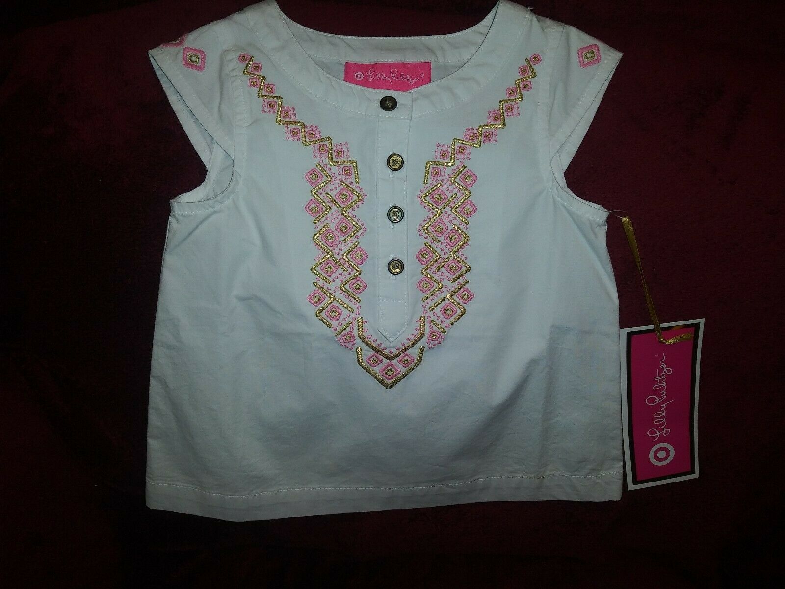 Lilly Pulitzer For Target Lpft Top Sz 12 Months New - £17.88 GBP