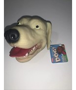 STRETCHY DOG Schylling Rubber Light Brown High Quality Hand Puppet Reali... - $19.79