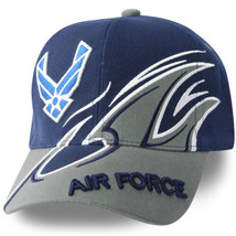 Air Force Shark Fin Direct Embroidered Hap Arnold Logo Military Hat Cap - £26.50 GBP