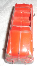 Tootsietoy Red Orange 2 Door Convertible Used Car Nice Shape 1960&#39;s - £4.70 GBP