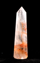 Himalayan red golden healer azeztulite infusion of divine fire tiny obelisk#6157 - £63.24 GBP