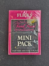 Vintage 1987 Trivial Pursuit Mini Pack Flicks Movies of the 80&#39;s Teens &amp; Adults - £10.24 GBP