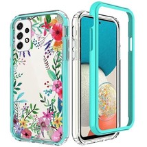 Beautiful Design Hybrid Shockproof Case For Samsung A53 5G Beautiful Flowers - £6.84 GBP