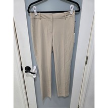 Calvin Klein Khaki Dress Pants Women’s Size 2 NWT High Rise Slim Fit Tro... - $722.28 MXN