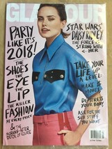 Glamour Magazine January 2018 New In Plastic Ship Free Star Wars Daisy Ridley - £22.82 GBP
