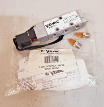 Velvac Four-Way Electronic Solenoid Air Valve 320131 | 3201312 - $94.99