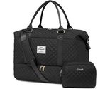 Travel Duffle Bag, Weekender Bag with Shoe Compartment andToiletry Bag ,... - £47.44 GBP