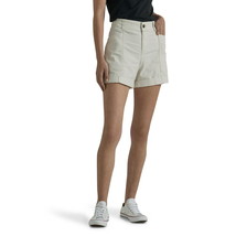 Lee® Women&#39;s High Rise Heritage Rolled Short Size 2M Color Grey - $19.79