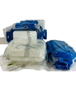 BRAND NEW LOCK&amp;LOCK Set of 3 Microwave Food Containers W/Lids &amp; Freeze N... - $29.89 CAD
