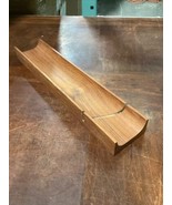 MCM Solid Teak Wood French Bread Holder Slicer Thailand - 17.5” - $282.06 MXN