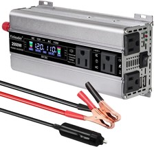 Yinleader 1000W Car Power Inverters,12V Dc To 110V Ac Converter 2000W, Road Trip - $77.96