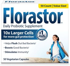 Florastor Daily Probiotic Supplement Support Digestive Health (54 Capsules) - $434.03 MXN