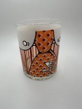 Vintage Tie One On Orange Suit Whiskey Glass 4.25” NB1 - €12,38 EUR