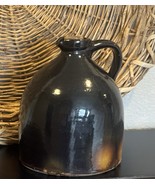Antique Brown Stoneware Pottery Glazed Whiskey Jug Moonshine Beehive Cro... - $1,376.64 MXN