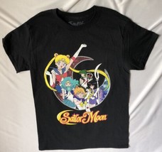 NWOT Sailor Moon Anime Guardians Group Black T Shirt Womens Small - $16.75