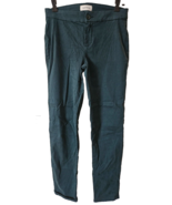 Lila Ryan Womens Pants Jeans Size 2 Green Cotton Blend No Pockets Stretc... - $13.56 CAD