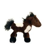 Ganz Pinto Horse Brown White Plush Stuffed Animal Toy 8&quot; No Code - $9.49