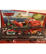 Disney Pixar Cars 2-pack Francesco Bernoulli &amp; Lightning McQueen With Pa... - $30.76 CAD
