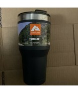 Ozark Trail Double-wall Vacuum-sealed Stainless Steel Tumbler Gray, 30 oz - £9.58 GBP