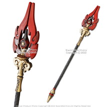 39” Staff of Homa Foam Spear Polearm Impact Fantasy Video Game Anime Cosplay - £15.47 GBP