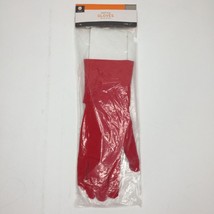 Halloween Costume 1 Pair Adult Red Long Gloves One Size Party Flapper Va... - $14.99