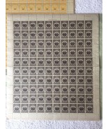 El Salvador Revenue: Timbre Municipal 10c American Bank Note Full Sheet ... - £16.36 GBP