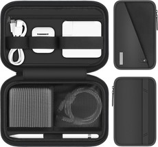 Black Water Resistant Lacdo Electronic Organizer Travel Cable Organizer,... - $34.95