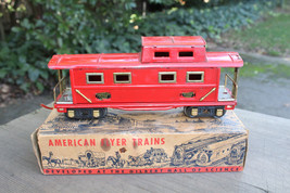 American Flyer Prewar O Gauge #411 Red Caboose Boxed b2 - £15.46 GBP