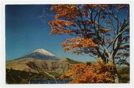 Pan American World Airways Mt Fuji Postcard  - $9.90