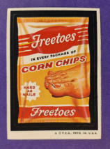 Topps Wacky Packages Freetoes Corn Chips Tan Back 1973 4th Series *T.C.G. - $11.87