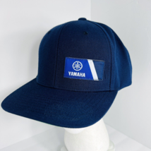 Yamaha Music Logo Truckers Hat Cap Adjustable Logo Blue Yupoong Motorcycle - £31.62 GBP