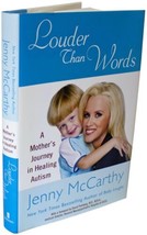 Jenny Mccarthy Louder Than Words Signed Book Playmate Mother&#39;s Autism Journey - £19.75 GBP