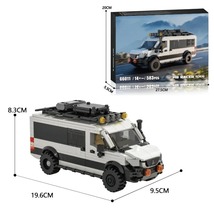 578PCS Station Wagon Model Building Blocks Camping RV SUV Car Bricks Toy... - $32.99