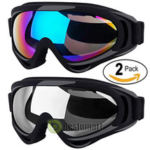 2 Packs Ski Goggles Snowboard Goggles Sports Anti-Glare Lens Uv 400 Sunglasses - $25.99