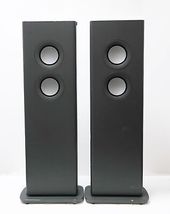 KEF LS60 Wireless Tower Speakers - Black (Pair) image 9