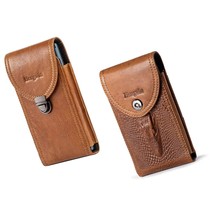 2 Pack Large Leather Smartphone Holsters Cell Phone - $175.72