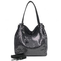 Designer Women&#39;s Real Leather Shoulder Bags New Shiny Peacock Pattern Embossed G - £76.97 GBP