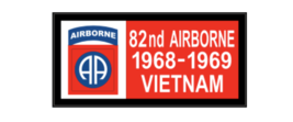 4&quot; 82nd airborne vietnam army bumper sticker decal usa made - £21.08 GBP