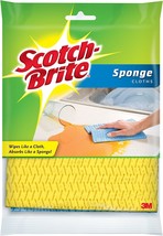 Scotch-Brite Sponge Cloth, 1 pack containing 3 packets with 2 sponge cloths each - £17.63 GBP