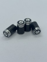 4x Carbon Fiber Tire Air Valve Stem Cap Fits Most Mercedes Cars Wagons &amp;... - $13.54