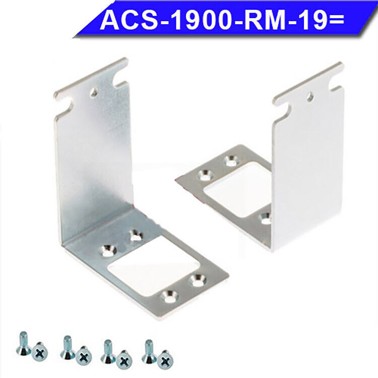 1 Pair NEW High Quality ACS-1900-RM-19= Rack Mount Bracke For Cisco 1921/K9 - $16.63