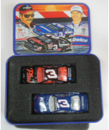 NASCAR Dale Earnhardt/JR.  2 car 1998 Rising Son Tin Set Limited Edition